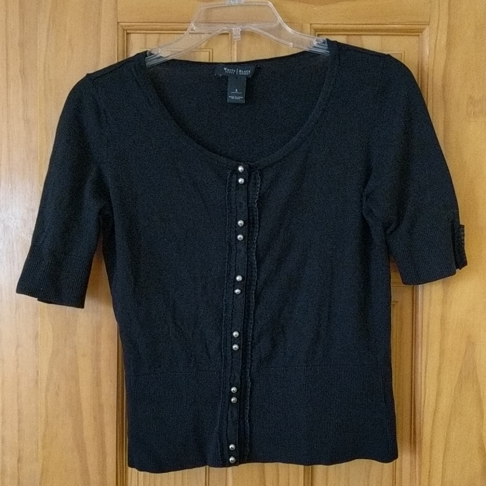 White House Black market half-sleeve cardigan
